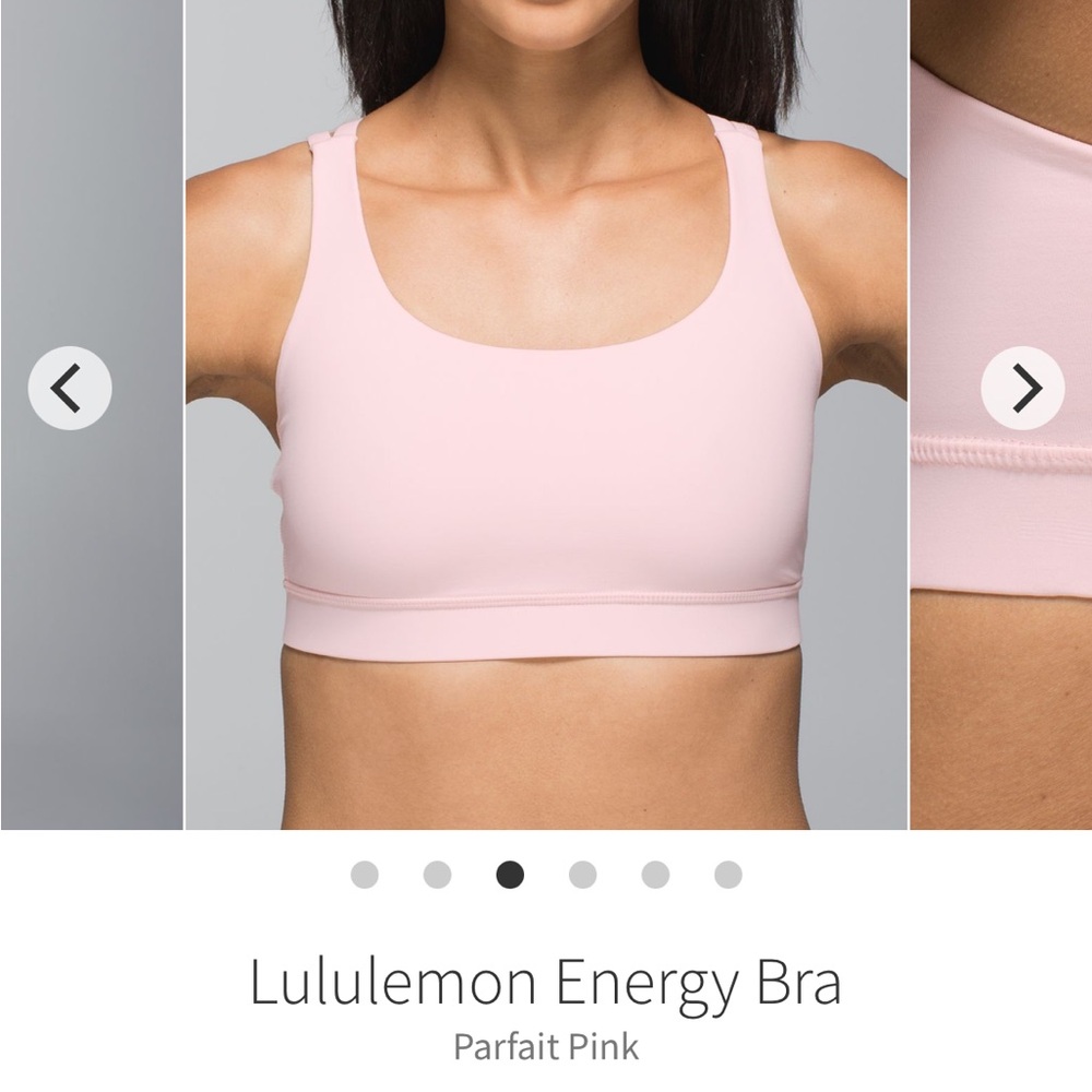 lululemon athletica Energy Bra - Parfait Pink